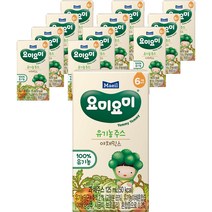 요미요미 유기농주스 125ml x 4p, 야채믹스, 12개