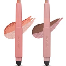 메리쏘드 투톤 섀도우 0.9g x 2종 세트, 스탈릿코랄, 모브라운, 1세트