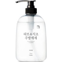 살림백서 허브 앤 식초 주방세제 사과향, 1개, 750ml