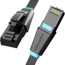벤션 무산소 칼국수형 CAT6 기가비트 랜선 랜케이블 8m, 혼합색상, 1개
