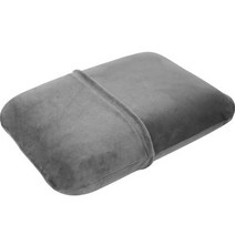 여행 캠핑 야외 메모리폼 베개, 01 소프트 그레이, 1개