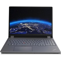 레노버 2022 씽크패드 P16 G1, 512GB, WIN11 Pro, ThinkPad P16 Gen1-21D6000UKR, Storm Grey (Top) + thunder black (Bottom), 코어i9, 32GB
