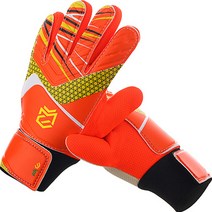 충격흡수에 강한 축구 골키퍼 장갑 양쪽착용, 주황