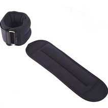 쿼르디 발목 손목 모래주머니 중량밴드 2p, 블랙, 1kg