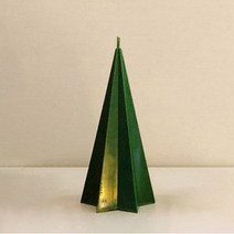 F5NATURE 크리스마스 오브제 스타콘캔들 딥그린, 블랙체리, 1개