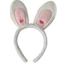 angels 토끼머리띠, 화이트, 1개