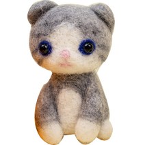 아트조이 고양이 양모펠트 DIY 키트, 스코티시폴드