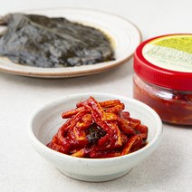 일미 흥부밥상 간장깻잎절임 180g + 무말랭이무침 180g 세트 A, 1세트