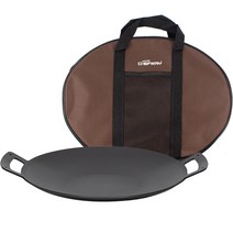 쉐프웨이 무쇠 피크코팅 그리들 + 가방, 28cm