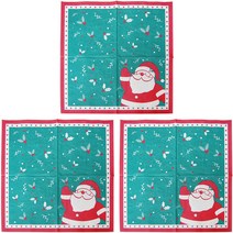 조이파티 크리스마스 산타냅킨 20p, 혼합색상, 3개