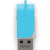 엔보우 C타입 OTG USB메모리 파스텔C 블루, 64GB