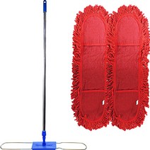 월드크린 리스킹 기름 걸레 90cm 2P+ 프리미엄 판자루 세트, 1세트