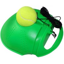 배곧스포츠 로프고정 셀프 테니스 연습기, 그린