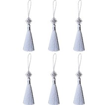 르미에 선물포장 예단보자기 미니노리개, 6개, 그레이