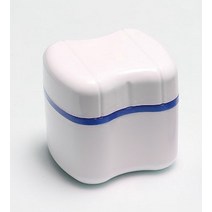 다르니나 틀니 보관함, 1개, 블루