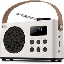 브리츠 휴대용 효도 무선 라디오, 화이트, BZ-GX38