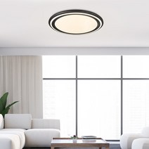 원하 삼성칩 엠보디밍 거실등 LED 100W 삼색변환 + 리모컨 세트, 블랙