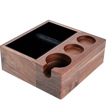 칼딘 일체형 올인원 원목 커피 넉박스 51 / 54 mm, 1개, 코코아 월넛