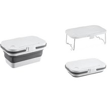다퍼남 다재다능 아라다 2in1 피크닉 캠핑박스 + 테이블 세트, 화이트