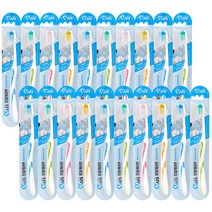 크리오 클리어스 토탈케어엔 이중 미세모 칫솔, 20개, 1세트