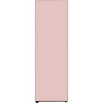LG전자 오브제컬렉션 컨버터블 패키지 글라스 냉동전용고 우터치 / 우열림 324L 방문설치, 오브제컬렉션 핑크, Y322AA3(Y322GP3SK)