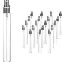 알루미늄캡 스프레이 용기 10ml, 20개, 투명(용기) + 실버(캡)