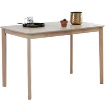 베스트리빙 브람스 원목 4인용 식탁 테이블, 화이트워시