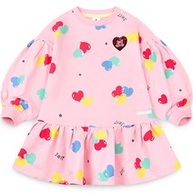 젤리스푼 여아용 하트풍선 원피스