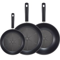 해피콜 아이디오 콜렉트 프라이팬 3종 세트, 후라이팬 20cm + 후라이팬 28cm + 궁중팬 28cm