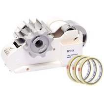 모텍스 테이프 디스펜서 + 16mm 테이프 3p, 1세트, 화이트(테이프디스펜서)