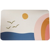 하이어리 규조토 모던 욕실 발 매트, 09, 1개
