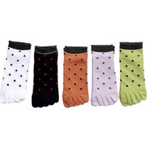 바이두루 여성용 발가락 양말 5종 세트