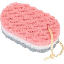 여비홈 소프트 스펀지 샤워볼, 핑크, 1개