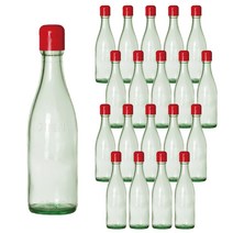청색 참기름병 적색캡, 350ml, 20개