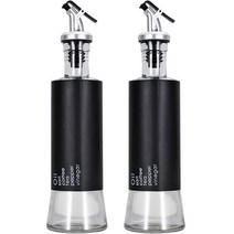 건파더 모던 유리 오일병 블랙, 300ml, 2개