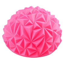 젠틀한형제들 요가 마사지 발바닥 균형잡기 쿠션 전신운동 하프 짐볼 밸런스볼 2p, 핑크