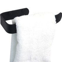 백지생활 무타공 MINI 수건걸이 17.5cm, 1개, 블랙