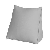 집앤콕 삼각 등받이 쿠션 캔버스, 그레이