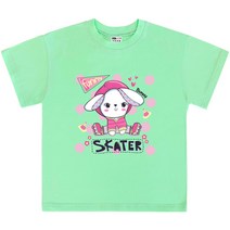 키즈크루 아동용 퍼니버니 반팔 티셔츠