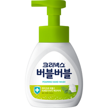 크리넥스 버블버블 핸드워시 힐링그린, 1개, 250ml