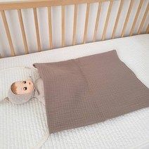 마이리틀데이지 유아용 3중 거즈 블랭킷 이불, 브라운