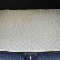 아이빌 4D 입체퀼팅 가죽트렁크매트, 디올뉴 그랜저 GN7 LPG, 코튼베이지