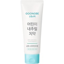 궁중비책 아동용 내추럴 치약 스피아민트향, 80g, 1개