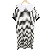 단카반 단가라 카라 반팔 롱 원피스 cpops8658k33