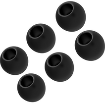 디비누스 벨벳 이어폰 이어팁 6p, 벨벳팁 (ML), 블랙