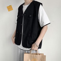 욜로라이프 남성용 민소매 자켓 조끼