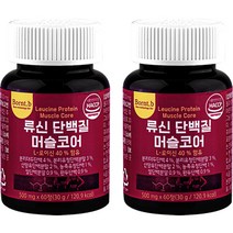 본트비 류신 단백질 타블렛 아미노산 BCAA 머슬코어 30g, 60정, 2개