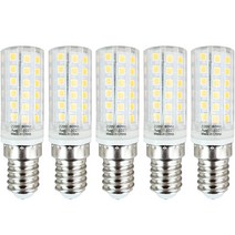 데이터임 미니 콘램프 6줄 5W E14, 전구색, 5개