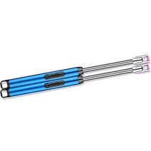 노바리빙 플렉시블 USB 충전식 플라즈마 라이터, 블루, 2개