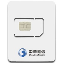 심통 대만 유심 중화텔레콤 유심칩, 4일, 매일 3GB 소진후 저속무제한
